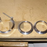 3" vband flange pair